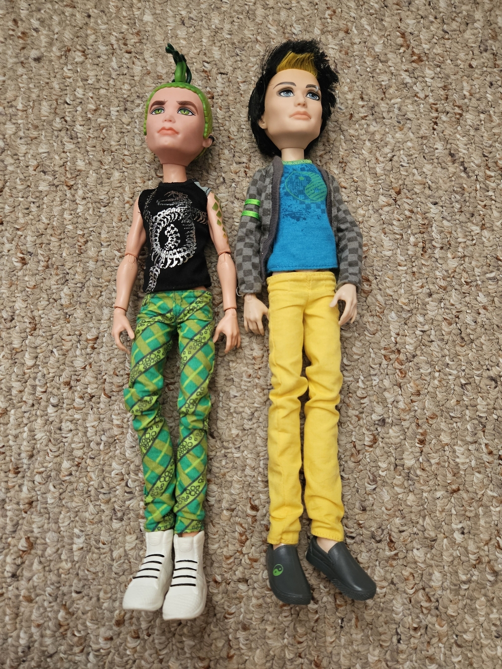 Monster High Deuce and Jackson Dolls